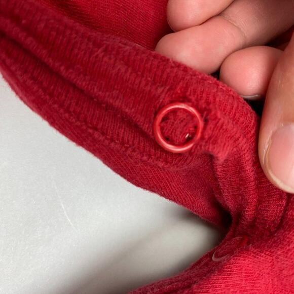 Vintage OshKosh B'gosh Boys Red Coverall 9 Months - Picture 11 of 11